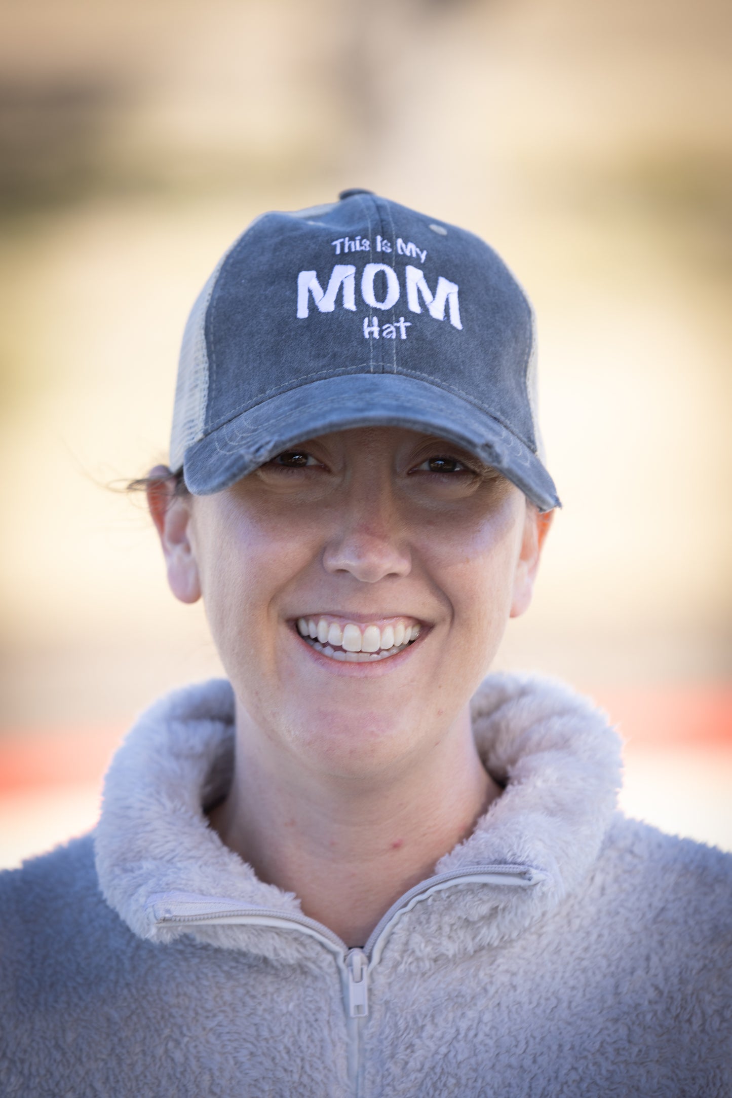 This is My Mom Hat Distressed Vintage Trucker Hat