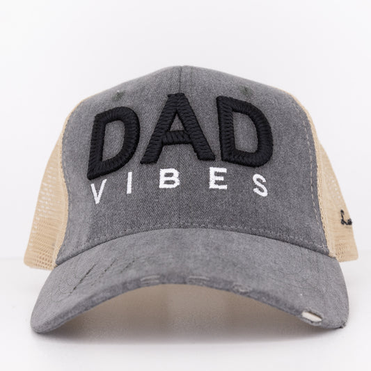 3D Dad Vibes Vintage Trucker