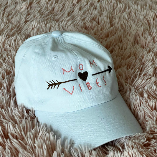 Mom Vibes Cotton Twill Hat