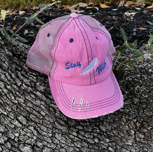 Stay Wild Ponytail Trucker Hat