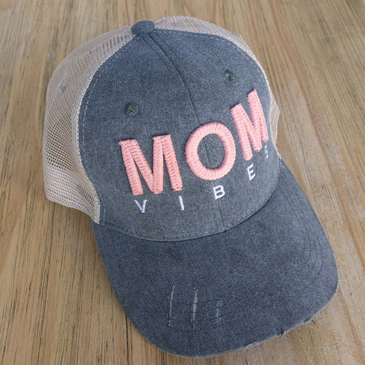 3D Mom Vibes Vintage Trucker