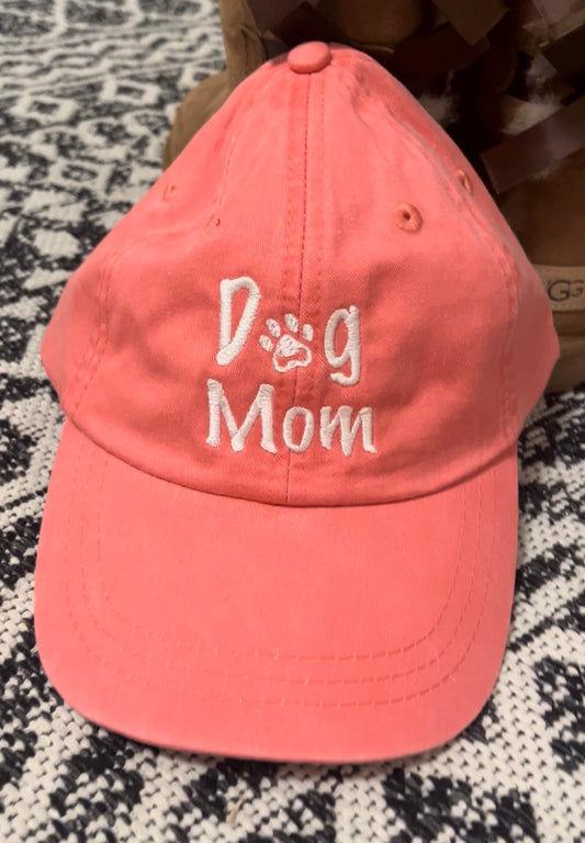 Dog Mom Cotton Twill Hat